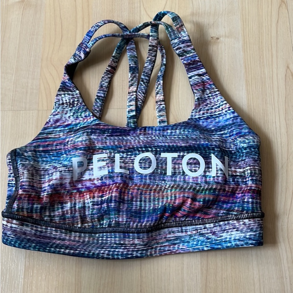 Peloton Lululemon Space Dye Bra